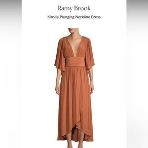 Ramy Brook Kinslie Dress In Terracotta
